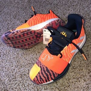 James Harden Vol. 3 ‘Flash Orange’ adidas shoe.